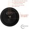 Clockswise Wall Clock, Non-Ticking Analog & Digital with Temperature Display Battery Powered, Silent Operation, Switchable Time and Date - Perfect for Classroom Office Bedroom and Study, Black
